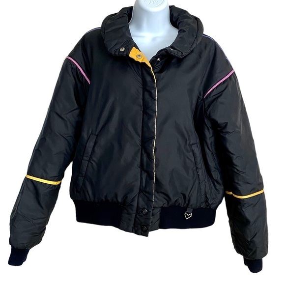 Obermeyer Black Puffer Ski Winter Coat Girls 14 Outerwear Snowboarding Jacket - Picture 2 of 15